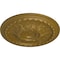 Ekena Millwork Oslo Ceiling Medallion (Fits Canopies up to 7 5/8"), Hand-Painted Gold, 38 3/8"OD x 2 7/8"P CM38OSGLS - alternate 2